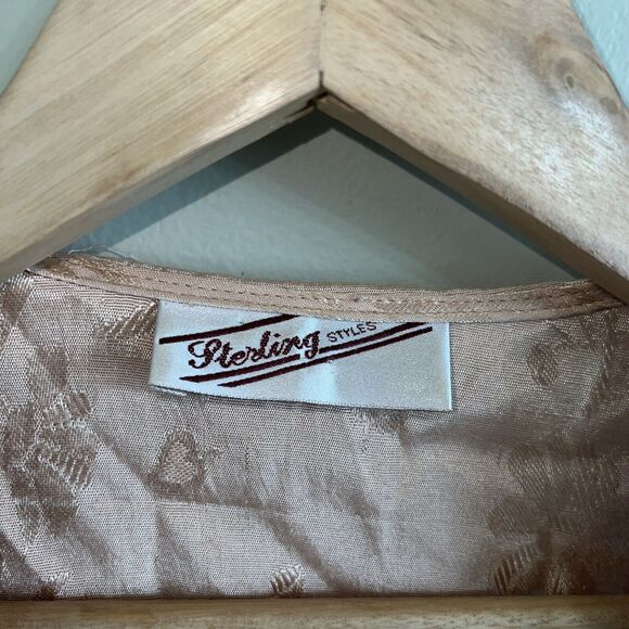 Sterling Styles Vintage One Size Kimono Animal Prink Blouse Shirt Top Unique - Picture 3 of 10